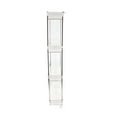 thumbnail image 1 of Slim Rolling Storage Cart, Plastic Mobile Shelving Unit with 3 Tier Transparent Utility Cart for Bathroom Kitchen Narrow Places, 1 of 8