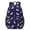 Unicorn and Moon, variant on Unicorn and Moon Blue Pattern 17" School Backpacks for Teens,Waterproof Oxford Fabric,S-Shape Padded Straps for School,Travel,Hiking,Camping