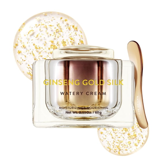 Crema hidratante Nature Republic Ginseng Gold Silk 60 g con 99.9% de oro