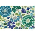 thumbnail image 3 of Charron, Veronique 18x13 Black Modern Framed Museum Art Print Titled - Blue Garden, 3 of 5