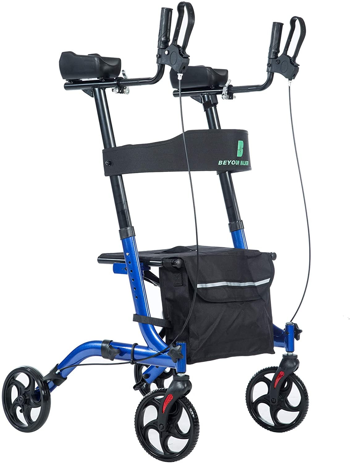 Lightweight Walkers For The Elderly Australia BEYOUR WALKER Lightweight Upright Rollator Walker 8" Front Wheels with