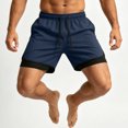 thumbnail image 6 of RFQWOVSR Mens Shorts 2 In 1 Running Athletic Shorts Loose Fit 5 Inch Breathable Outdoor Casual Summer Shorts XS, 6 of 6