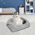 thumbnail image 3 of Alfombrilla para gatos 2 en 1 resistente al agua para otoño e invierno cama cálida para perros para el suelo del hogar (gris oscuro) Sywqhk Libre de BPA, 3 of 7