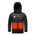 thumbnail image 3 of Hicidod Kids Heated Jacket Water-Resistant Windproof Down Heating Coat 3 Heated Areas Printed Winter Warm Puffer Jackets, 3 of 7