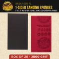 thumbnail image 2 of Dura-Gold 2000 Grit 5" x 2-3/4" Sanding Sponges, Box of 10 - Performance Hook & Loop Wet or Dry Flexible Sandpaper Sponge Pads - For Hand Sanding Blocks, Palm Sanders - Polish Metal, Auto Paint, Wood, 2 of 6