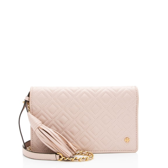 Pre-Owned Tory Burch Leather Flemming Wallet Crossbody