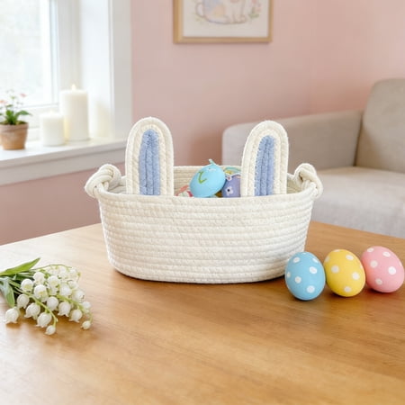 Baby Storage Organizer Storage Organizer Easter Basket decorations Easter Bunny decorations 14X9 in Blue Baby Shower decorations Blue and White decor Egg Holding 1 Pc Baby Storage Organizer Storage Organizer Easter Basket decorations Easter Bunny decorations 14X9 in Blue Baby Shower decorations Blue and White decor Egg Holding 1 Pc