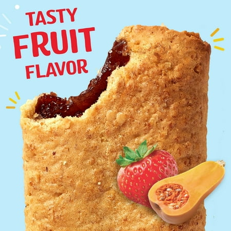 Kellogg's Nutri-Grain Strawberry and Squash Chewy Soft Baked Breakfast Bars, Ready-to-Eat, 9.8 oz, 8 Count