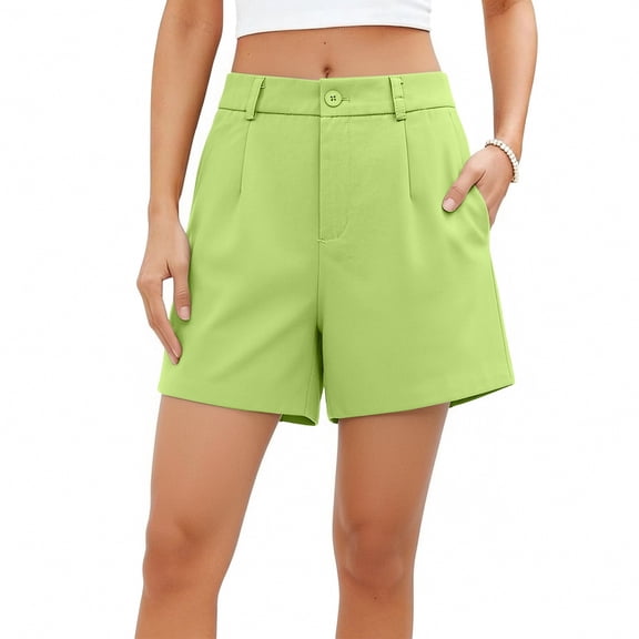 LEKWK Shorts for Women Plus Size Lightweight Baggy Comfy Wide Leg Shorts High Waisted Comfy Lounge Shorts with Pockets Summer Fashion Daily Wear