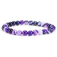 thumbnail image 1 of GHSDFBB | Small, Medium, Large Sizes | Gemstone Beaded Stretch Bracelet | 6mm Round Beads, 1 of 6