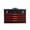 Black, variant on Noble House 20" Steel Portable Tool Box with 3 Drawers & Lock Closure, Ball Bearing Slide Organizer Chest, Blue