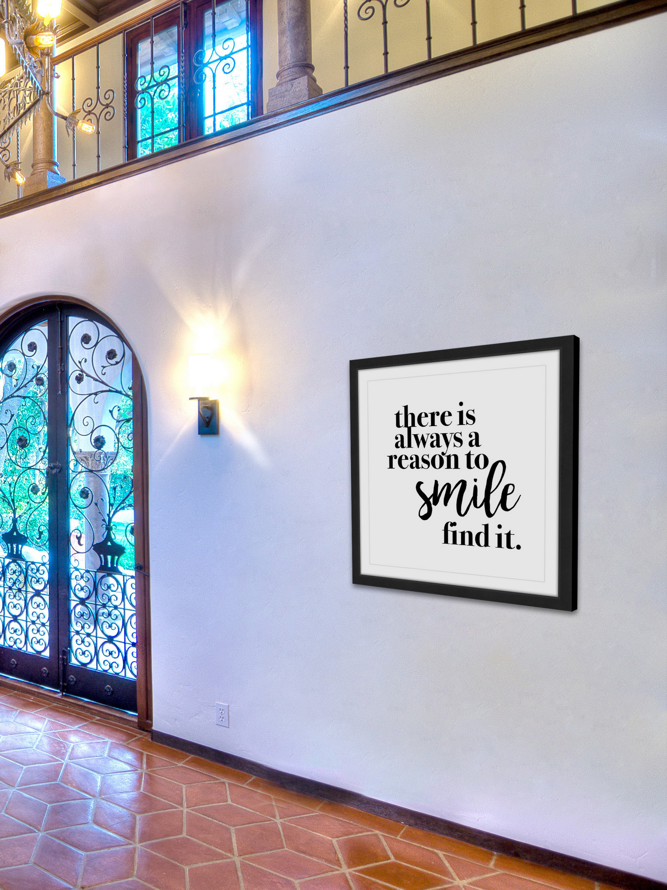 "Reason to Smile" Framed Painting Print