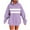 Purple B, variant on Ashirexll Oversized Hoodies for Women, Womens Hoodies, Fashion Casual Ladies Striped Long Sleeve Pockets Tops Blouse Hooded Sweatshirts