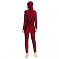 thumbnail image 4 of BKQCNKM Muslim Swimsuits for Women, Burkini Sets for Women, Full Body Swimsuit for Women, Hijab Swimsuits for Women, Full Body Rash Guard Women, Red 3XL, 4 of 4