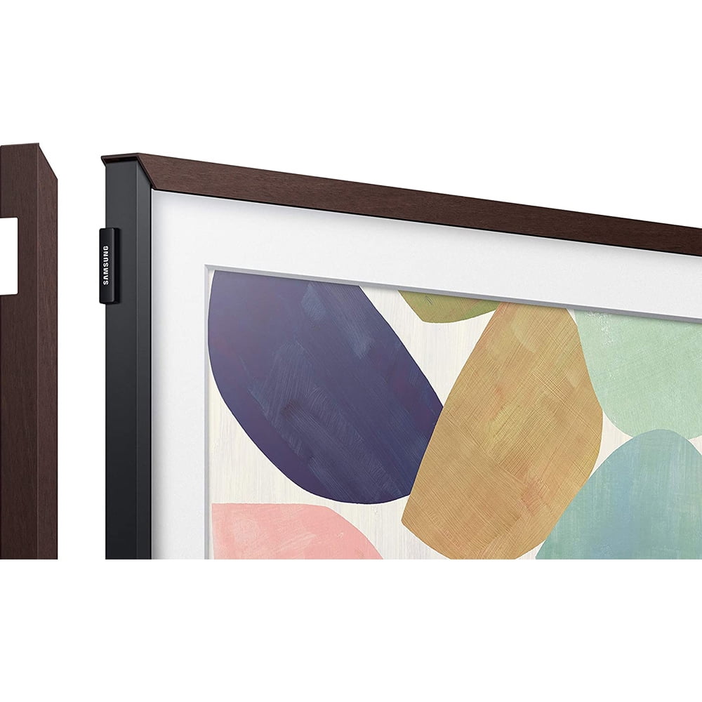 Samsung QN32LS03CB 32 inch The Frame QLED HDR Smart TV Bundle with Samsung 32" The Frame Customizable Bezel Brown (2023 Model)