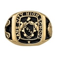 thumbnail image 2 of Order Now for 2025 Graduation, Freestyle Men's Yellow Celebrium Crest Square Signet Class Ring, Personalized, High School or College Graduation, 2 of 4