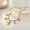 Gold, variant on 18K Gold Plated & Silver Stainless Steel Ocean Animal Charm Paperclip Chain Necklace, Pink Starfish Turtle Conch Vacation Choker for Women