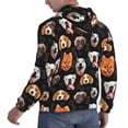 thumbnail image 6 of Honeii Different Breeds Of Dogs Pattern Mens Hoodies Men's Loose Sleeve Sweatshirt,Pullover Hooded Sweatshirt for Men,Essentials Hoodie-XX-Large, 6 of 7