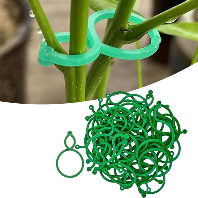 500 piezas de clips de soporte para plantas trepadoras, suministros, piezas versátiles, accesorios, cerraduras, abrazaderas, jaulas para enredaderas y