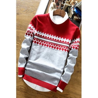 Men Fashion Slim Round Neck Formal 