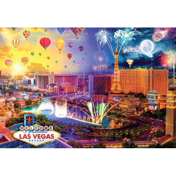 Rompecabezas Buffalo Games Fabulous Las Vegas, 2000 piezas