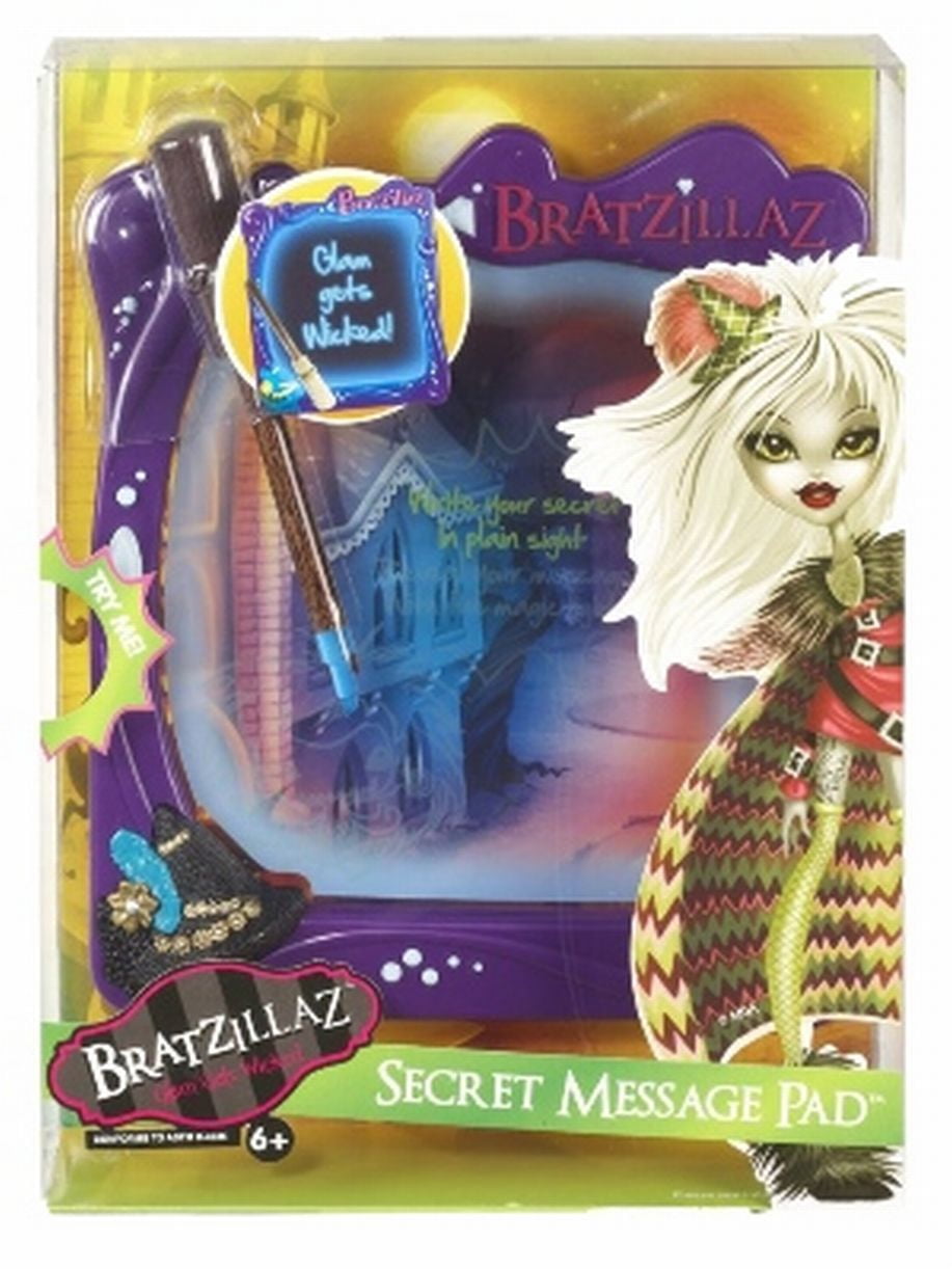 Bratz Bratzillaz Secret Message Pad Magic Light Reveals Message