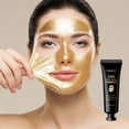 thumbnail image 1 of Fiudx Mascarilla Peel-Off de Oro, Tratamiento con Lámina de Oro de 24K, Eliminador de Puntos Negros de Limpieza Profunda, Mascarilla Iluminadora de Caracol, Solución Minimizadora de Poros, para Todo, 1 of 6
