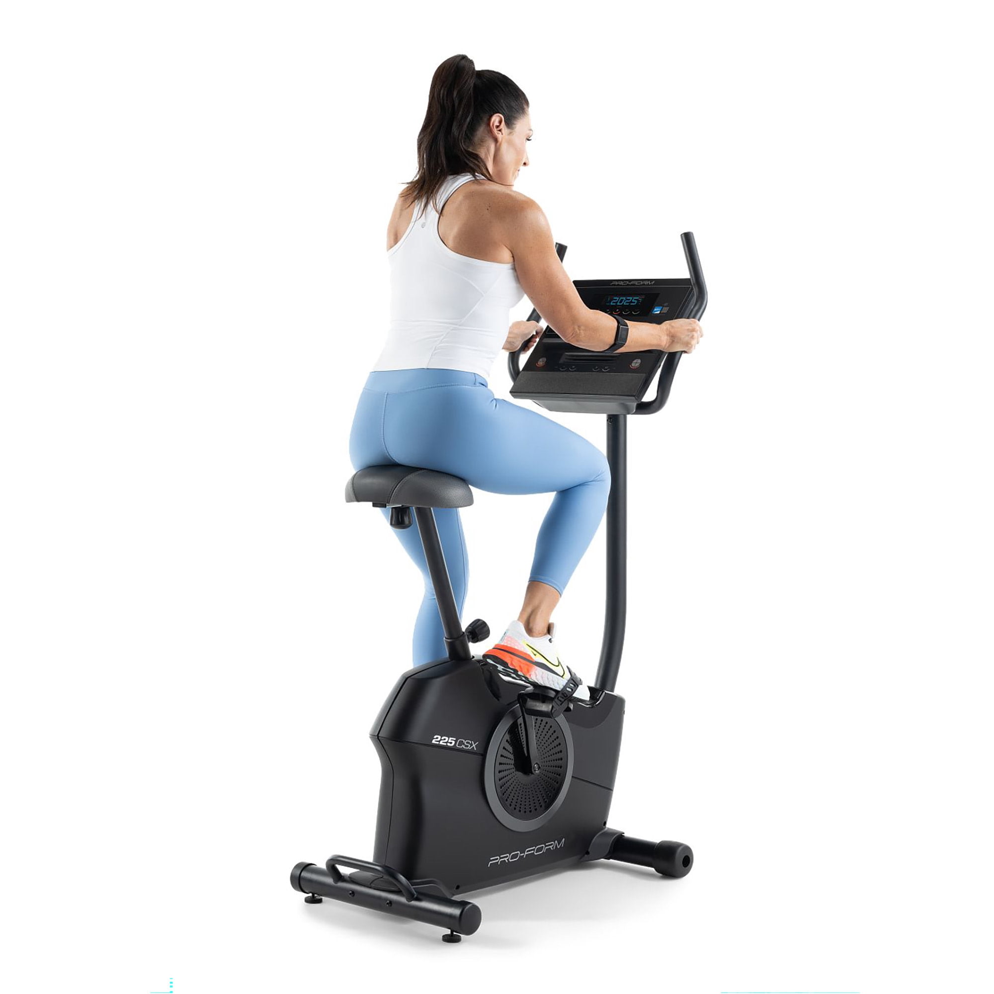 ProForm 225 CSX Bike with 5" LCD Display & Device Shelf, 20 Digital Resistance Levels, Silent Magnetic Resistance™, Compact Design, & 1-month Included iFIT Train Membership*