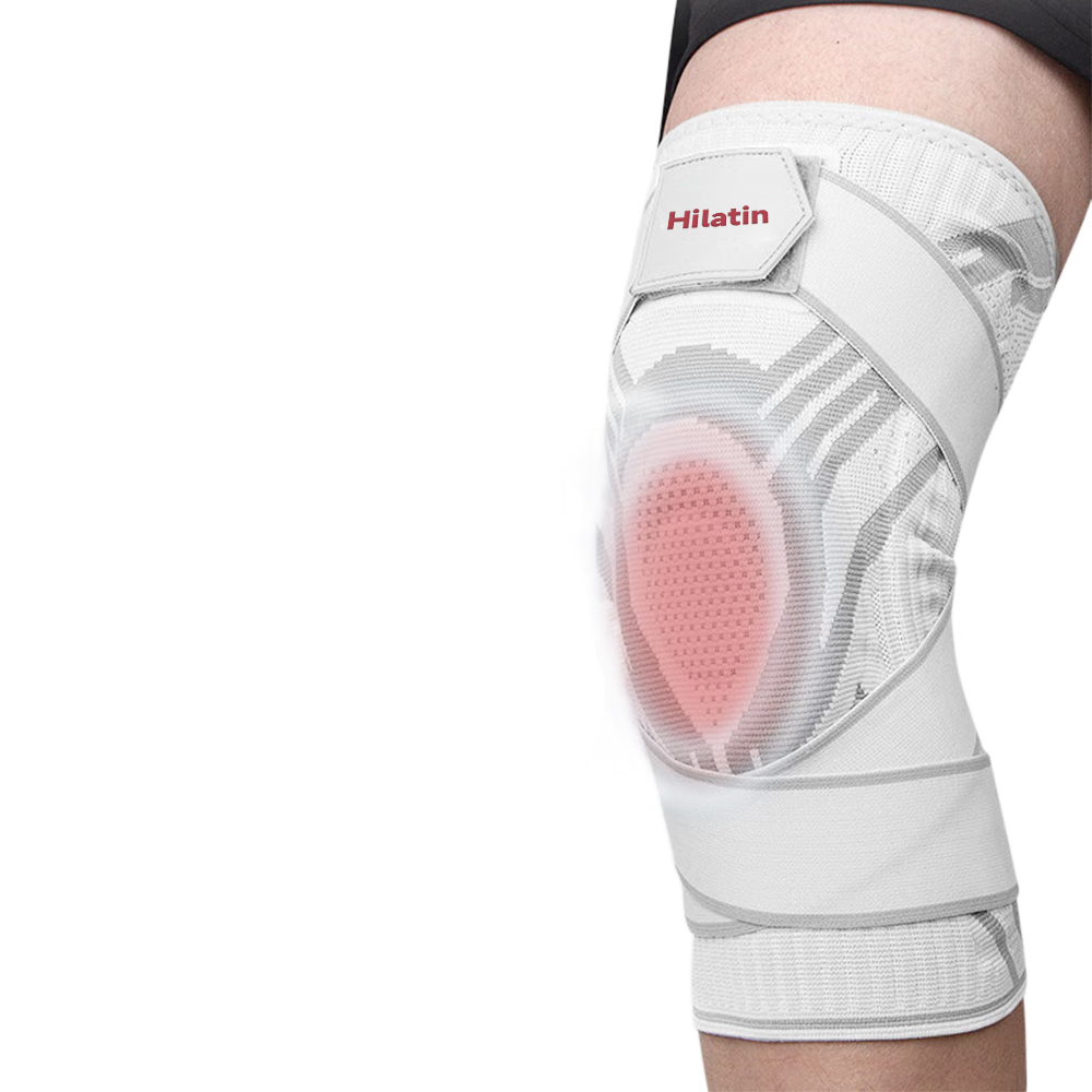 Hilatin Knee guards for athletic use, Adjustable Knee Brace for Men with Side Stabilizers, Non-Slip Knee Support for Women