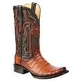 thumbnail image 4 of Men's Caiman Belly Original Exotic Cowboy Boots 'El General' Cognac 45520, 4 of 6
