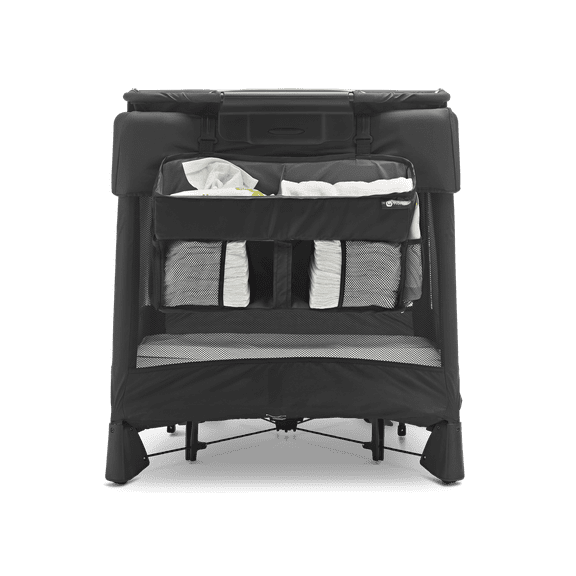 4moms Breeze Playard Diaper Storage Caddy, Black