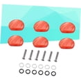 thumbnail image 2 of 6 Pcs Acoustic Guitar Tuning Pegs Tuners Locking Guitar Tuning Keys Replacement Set Gc805 Size 22.5mm for Red Size 3, 2 of 5