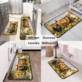 thumbnail image 6 of Rooster Kitchen Mats for Floor Kitchen Rugs Sets of 2 Non Slip Washable Sunflower Kitchen Rugs Anti Fatigue 47x17 Inch and 29x17, 6 of 6