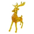 thumbnail image 2 of Figuras de renos, figuras de ciervos, esculturas de ciervos, decoración, estatuas de ciervos, decoración Amarillo, 2 of 8