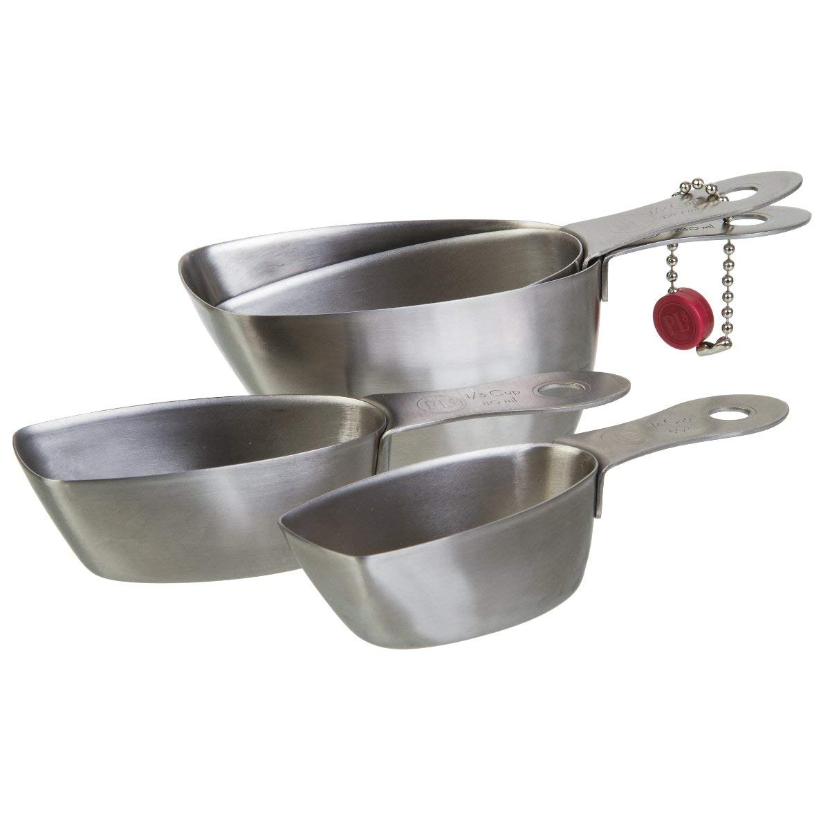 Stainless Steel Measuring Cups 5000, Scoop, pack and level dry