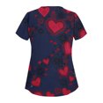 thumbnail image 3 of Danza sexy Las mujeres cimas de espuma casual espuma paisley impresión v cuello las cimas de enfermería del cuello de trabajo desgaste pullover suelto camisetas de ropa de vestir Danza sexy Casual suelto, 3 of 3
