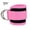 Pink, variant on 2Pcs Adjustable D-Ring Fitness Ankle Straps, Padded Cable Machine Ankle Cuffs (Multicolor)