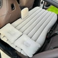 thumbnail image 2 of Ultra-soft Flocking Environmental Fabric Car Inflatable Bed Air Cushion Bed Portable Car Travel Bed For Most Small Car, 2 of 5