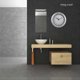 thumbnail image 2 of Washroom Kitchen Clock Waterproof Bathroom Clock LCD Digital white, 2 of 5