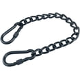 thumbnail image 1 of Hamaca colgante para silla, conexión de acero inoxidable, cadena trenzada, columpio largo, electroforesis, cadena nueva negra, juego de conexión de sacos de arena, 1 of 5