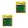 thumbnail image 4 of Eigraketly 20 unids/bolsa doble cola larva pesca señuelo Arrificial Grub plástico pez cebo falso gusano Type2 NO2 Eigraketly CBP087126, 4 of 5