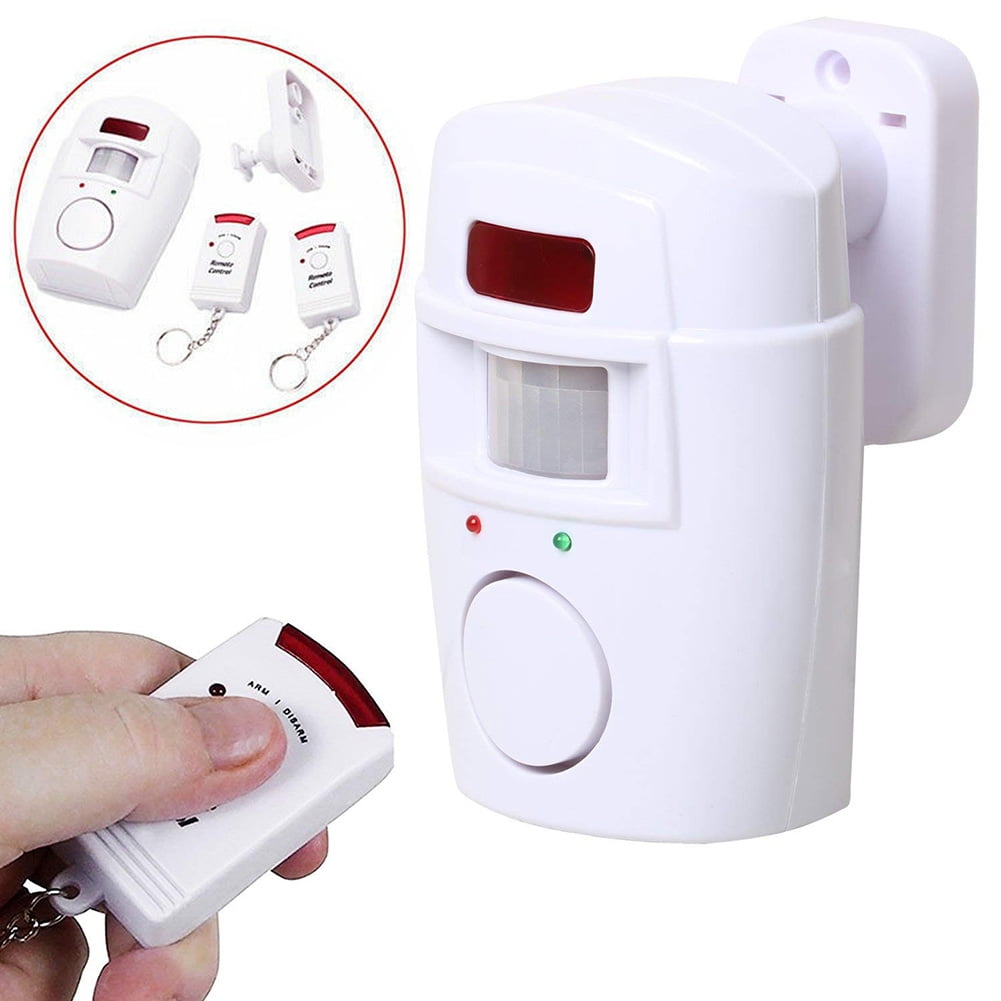 Jbhelth Wireless Motion Sensing Alarm Security Device with Remote Control for Garden Sheds Garage