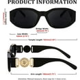thumbnail image 7 of FEISEDY Small Square Sunglasses for Women Men Vintage Trendy Irregular Sunglasses B2322, 7 of 7