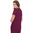 thumbnail image 2 of koi Classics Women's Nicole Crossover V-Neck Solid Scrub Top, 2 of 4