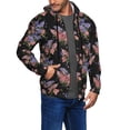 thumbnail image 2 of Naloa Bouquet Men’s Hoodies, Zip up Hoodie, Sweatshirts,Hoodies for Men Sizes S-3XL-XX-Large, 2 of 5