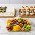thumbnail image 5 of Cook with Color Acacia Wood Cake and Cupcake Carrier with Reversible Tray and Locking Lid, Rectangular, Ideal Use for Entertaining and Party Transportation, 5 of 11