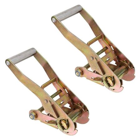 

Werqueid Smooth Long Wide Handle Ratchet for 2 Webbing - 2 Pack