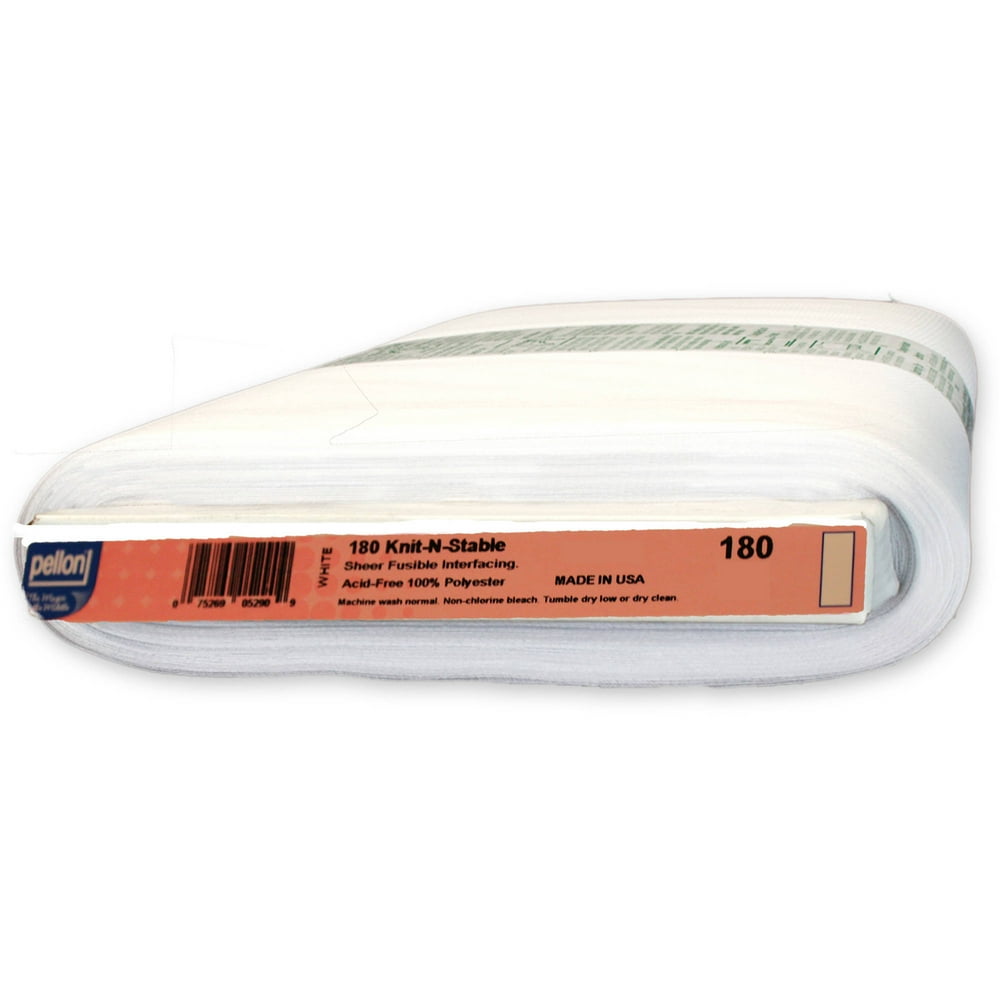 Pellon 180 Fabric Interfacing, White 20" x 10 Yards by the Bolt