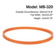 thumbnail image 2 of 4 Packs Sewing Machine Belts MB-320 Motor Drive V Belt, 320mm / 12.6" Outside Circumference, 2 of 5