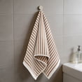 thumbnail image 3 of Hand Towel for Bathroom 13 x 29 Inch Quick Dry Absorbent Kitchen Hand Towels Striped Cotton Hand Towels Soft Bath Towel Set for Swimming, Pool, 3 of 6
